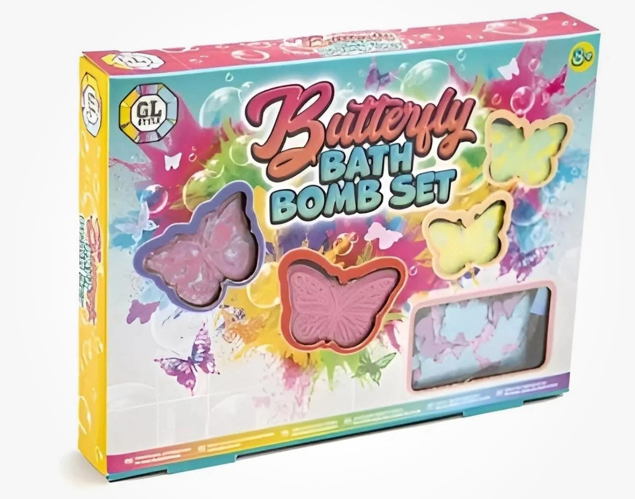 BUTTERFLY BATH BOMB SET