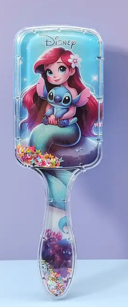 ARIEL AND STITCH HAIRBRUSH