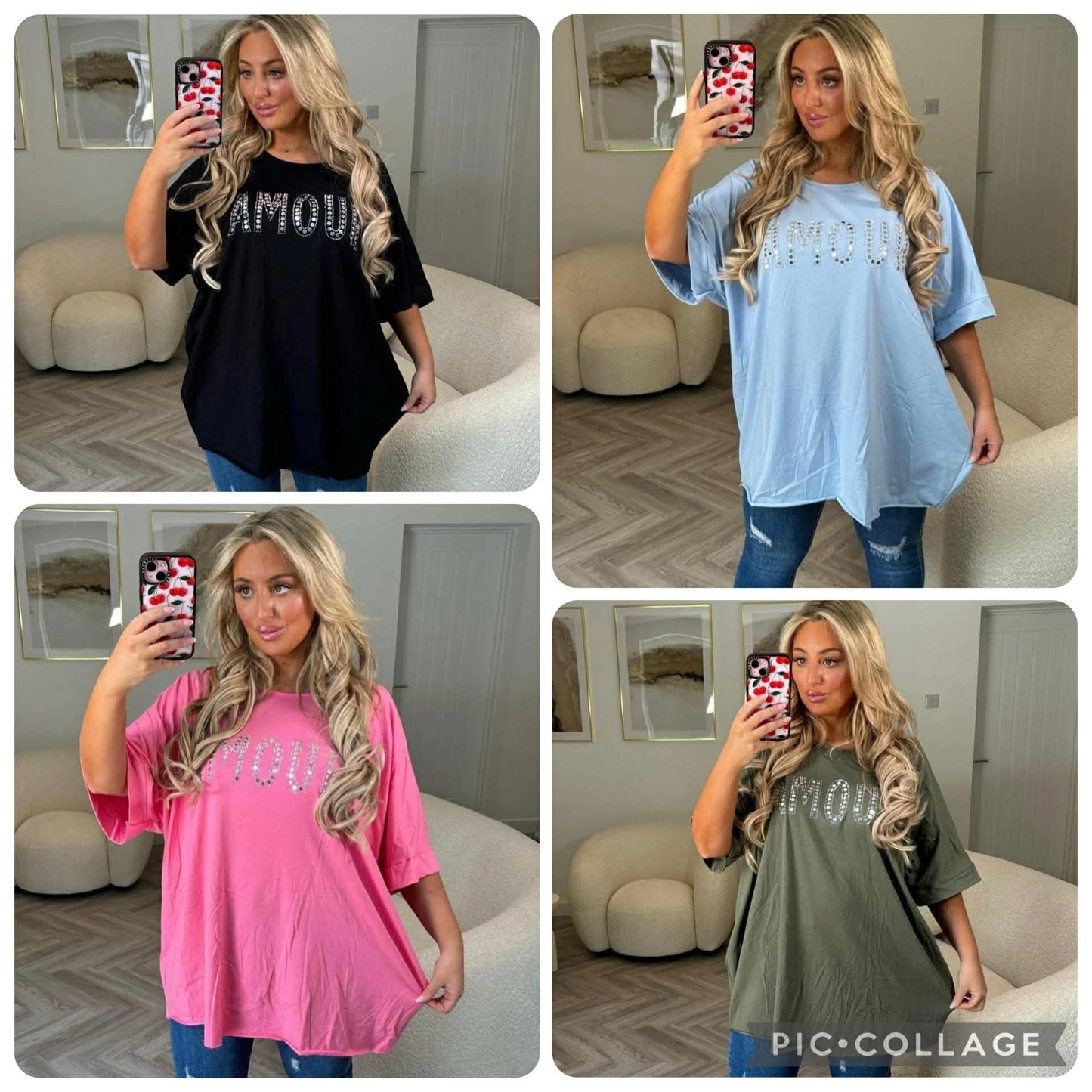 LADIES AMOUR T-SHIRT