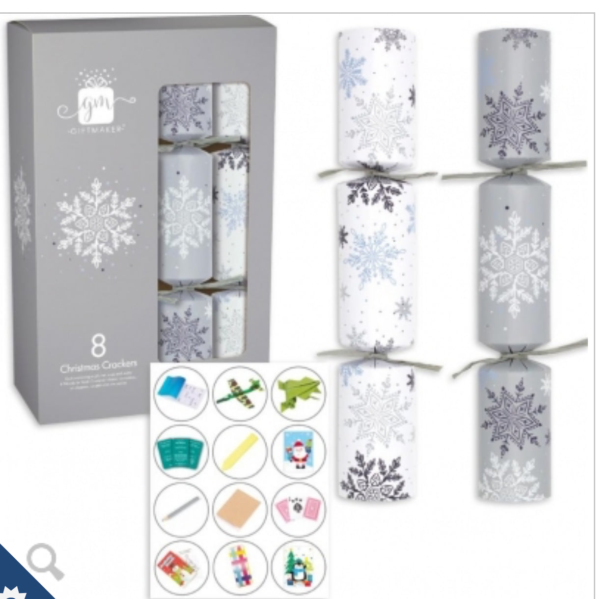 8 PACK CHRISTMAS CRACKERS