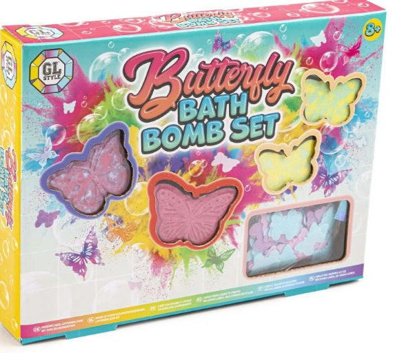 BUTTERFLY BATH BOMB SET