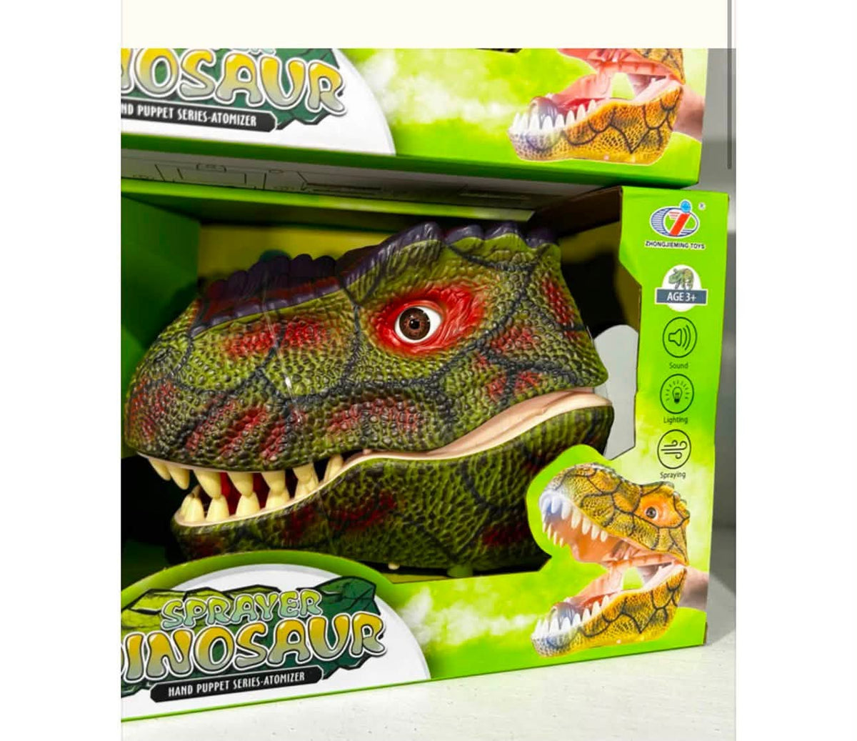 SPRAY DINOSAUR LARGE PUPPET