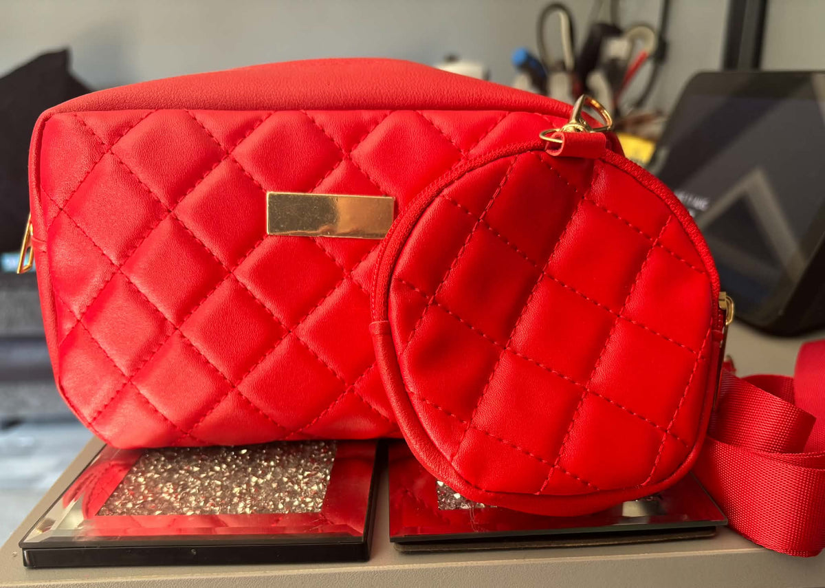 ***CLEARANCE RED CROSSBODY HANDBAG