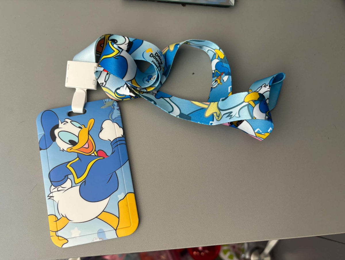 ***CLEARANCE DONALD CARD HOLDER & LANYARD
