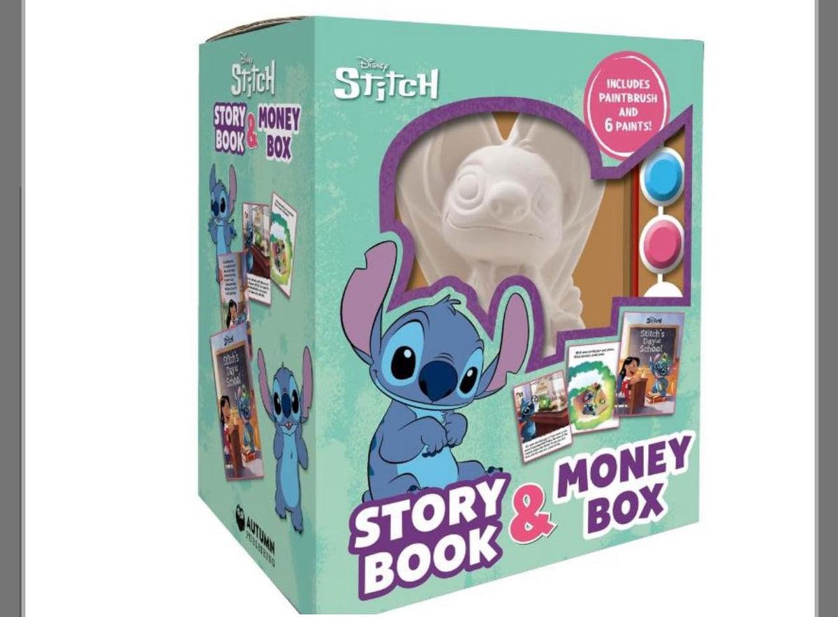 STITCH MONEY BANK & STORY BOX