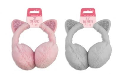 GIRLS CAT EAR MUFFS