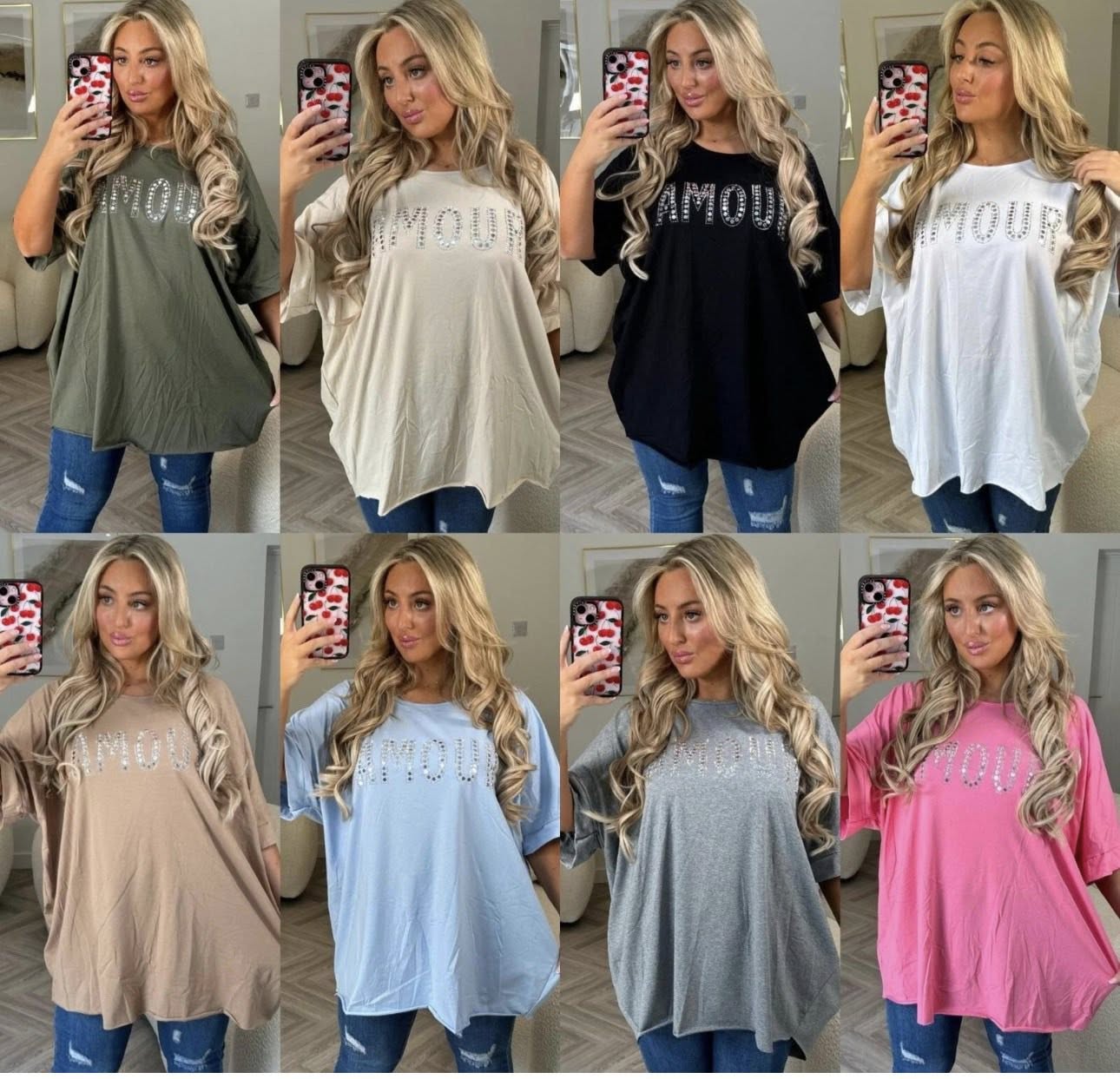 LADIES AMOUR SUMMER TOPS