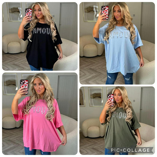 LADIES AMOUR T-SHIRT