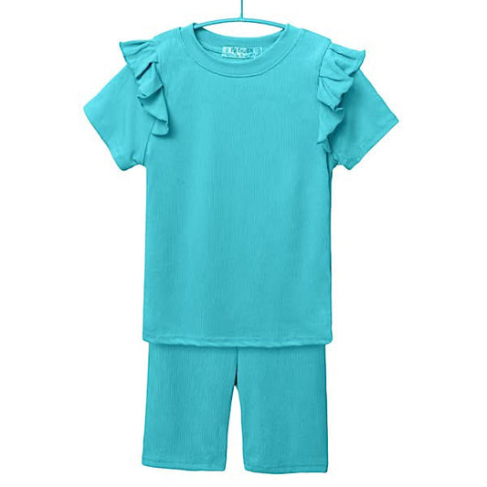 KIDS SUMMER SET - TURQUOISE