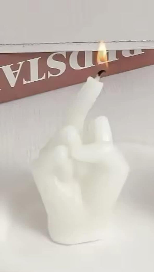 MINI MIDDL FINGER CANDLE
