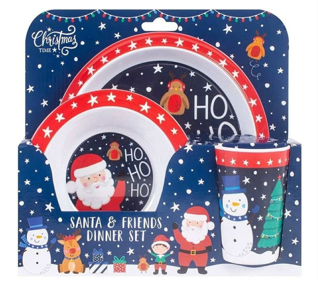 SANTA PLATE SET