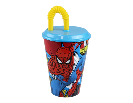 SPIDER-MAN DRINKING CUP WITH LID