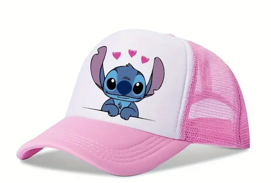 KIDS STITCH HEART SUMMER HAT