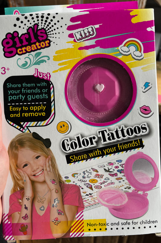 GIRLS COLOUR TATTOO