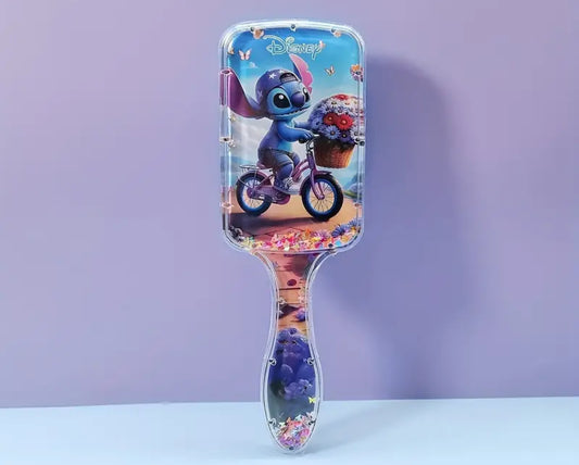 STITCH BASKET HAIRBRUSH