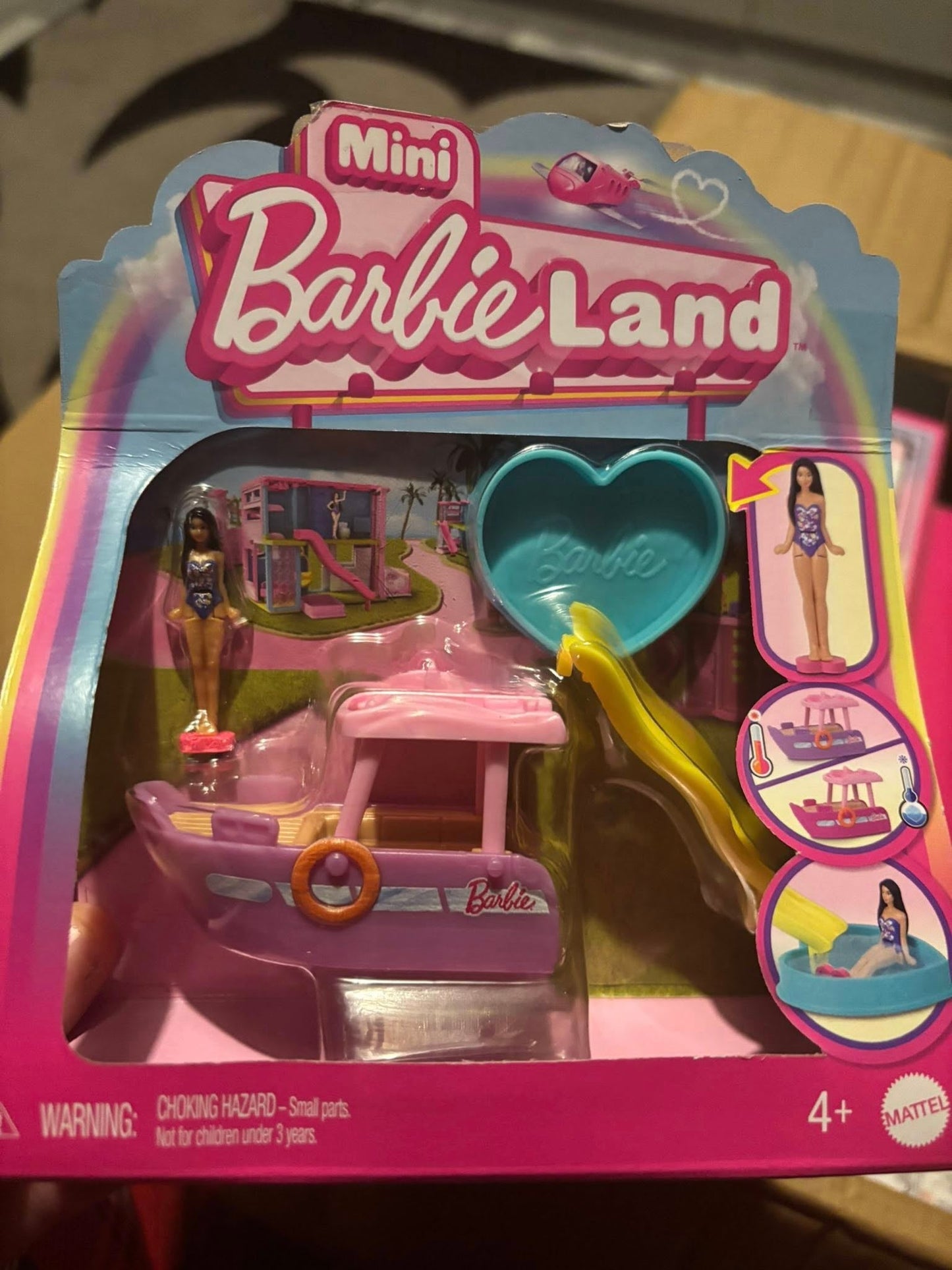 MINI BARBIE LAND BOAT