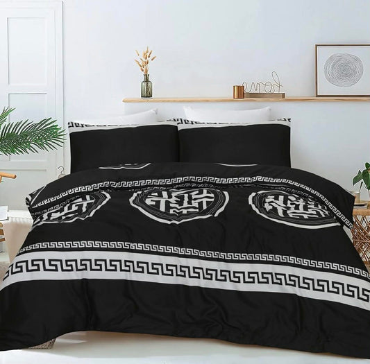 GREEK BED SETS TRIO DESIGN - DOUBLE