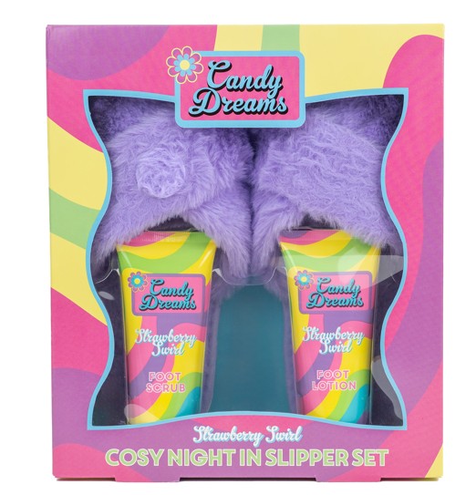 CANDY DREAMS COSY SLIPPER SET