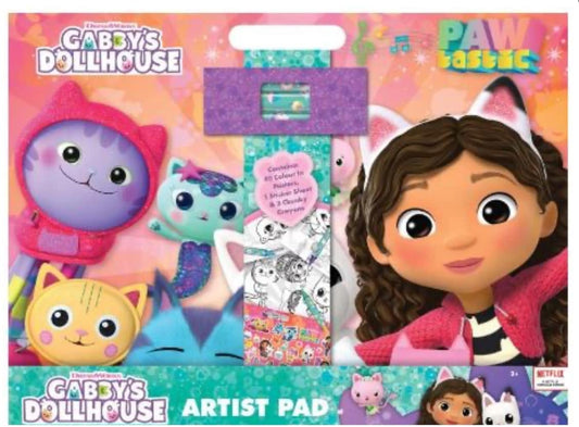 GABBY'S DOLHOUSE JUMBO COLOURING PAD