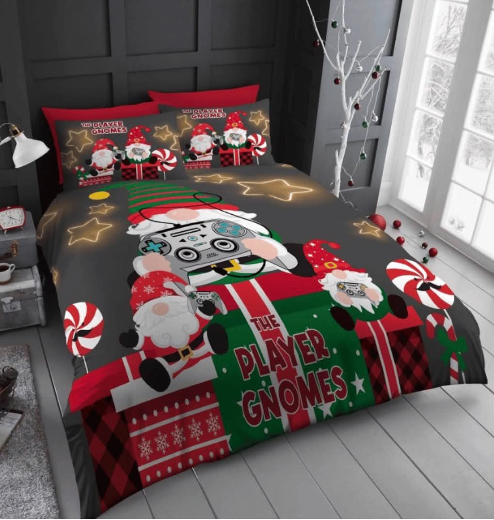 CHRISTMAS GAMING BED SET - SINGLE