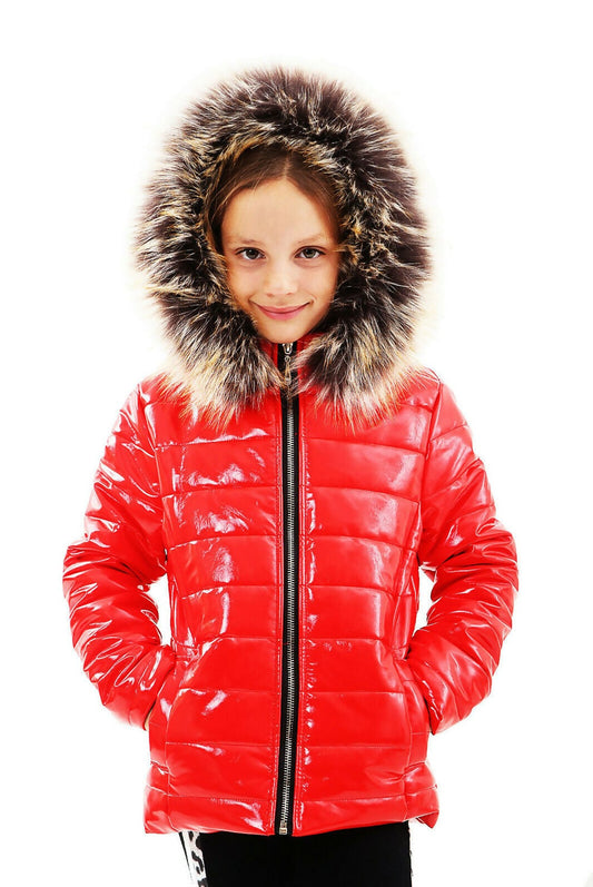 KIDS COAT - RED