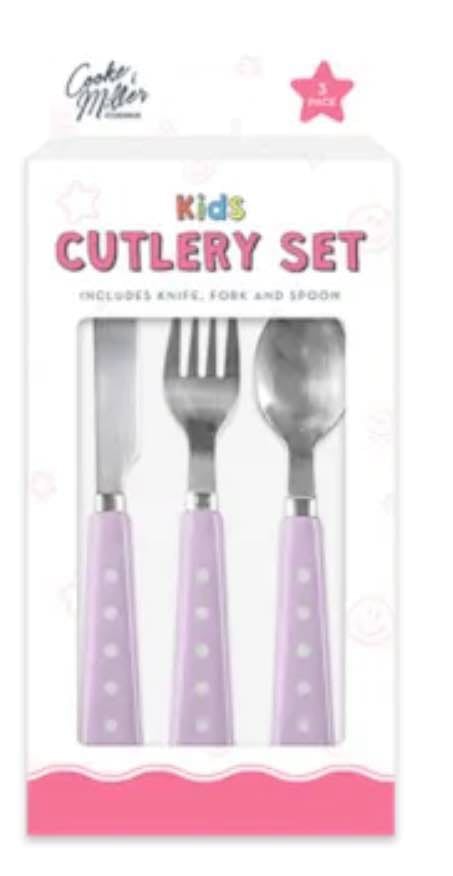 GIRLS CUTLERY TRIO SET