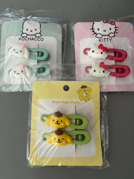 SANRIO CHARCACTER 2PK HAIR CLIPS