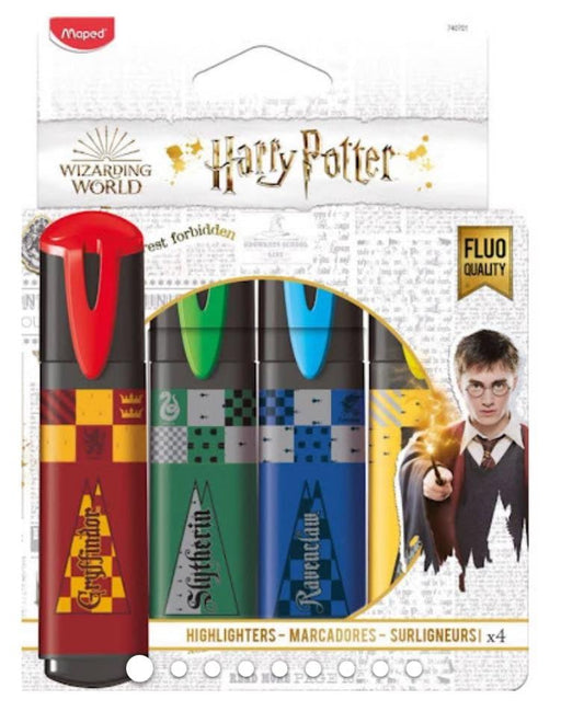 WIZARD HIGHLIGHTER 4PK PENS