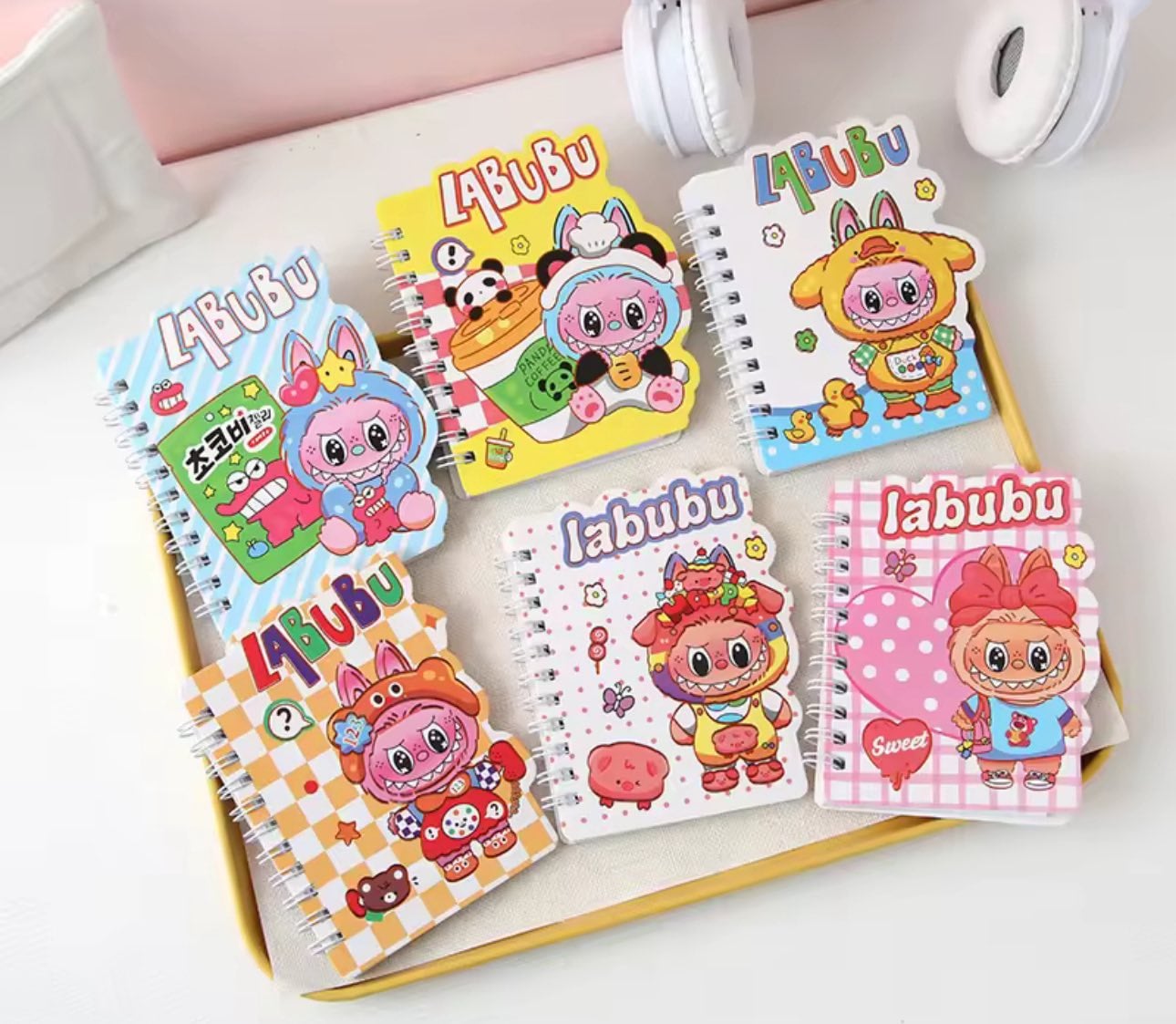 LABUBU MINI SPIRAL NOTEBOOK