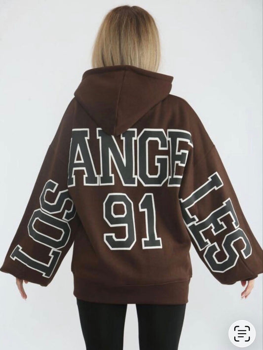 OVERSIZED LOS ANGELES HOODY