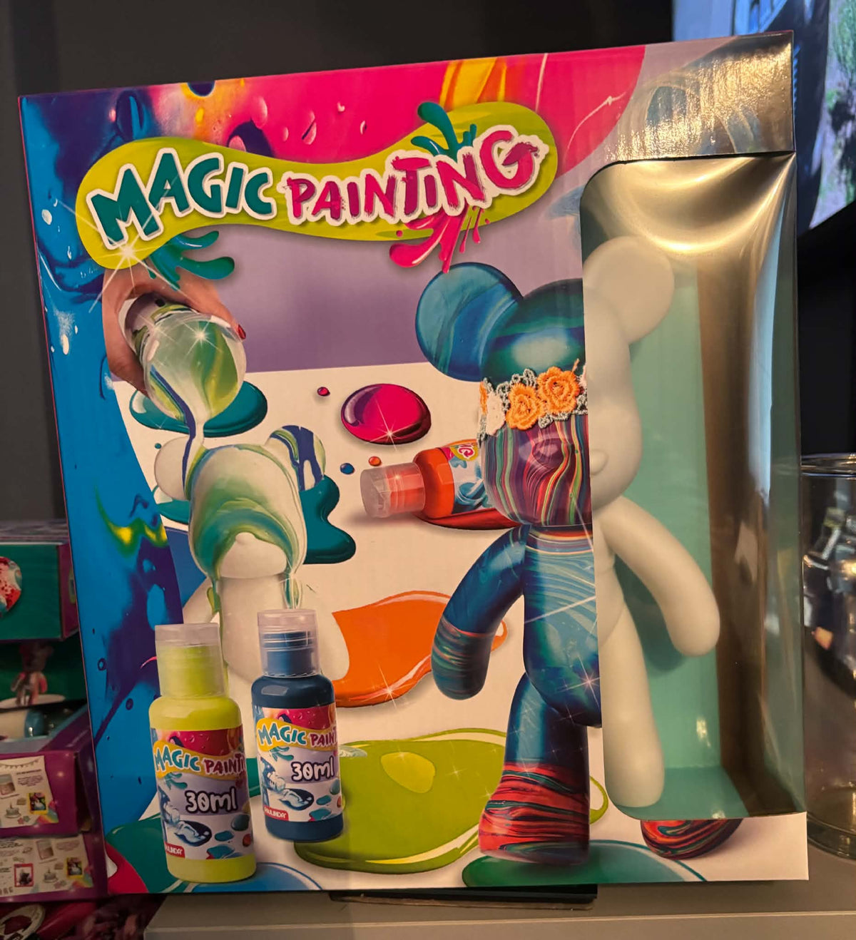 MAGIC MARBLE STREET BEAR PAINTING