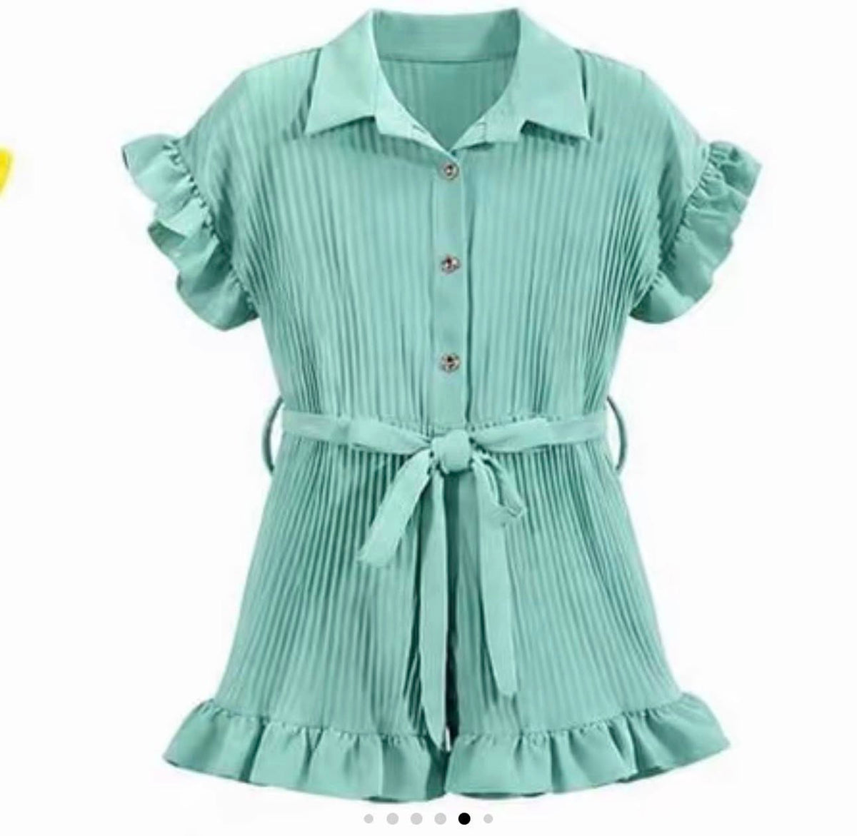 GIRLS SUMMER PLAYSUIT - MINT