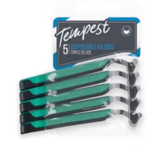 MENS 5 PK DISPOSABLE RAZORS