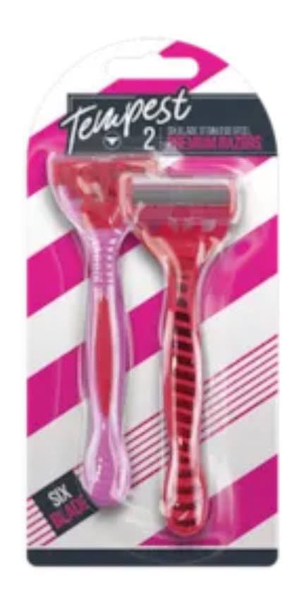 LADIES 2PK DISPOSABLE RAZORS