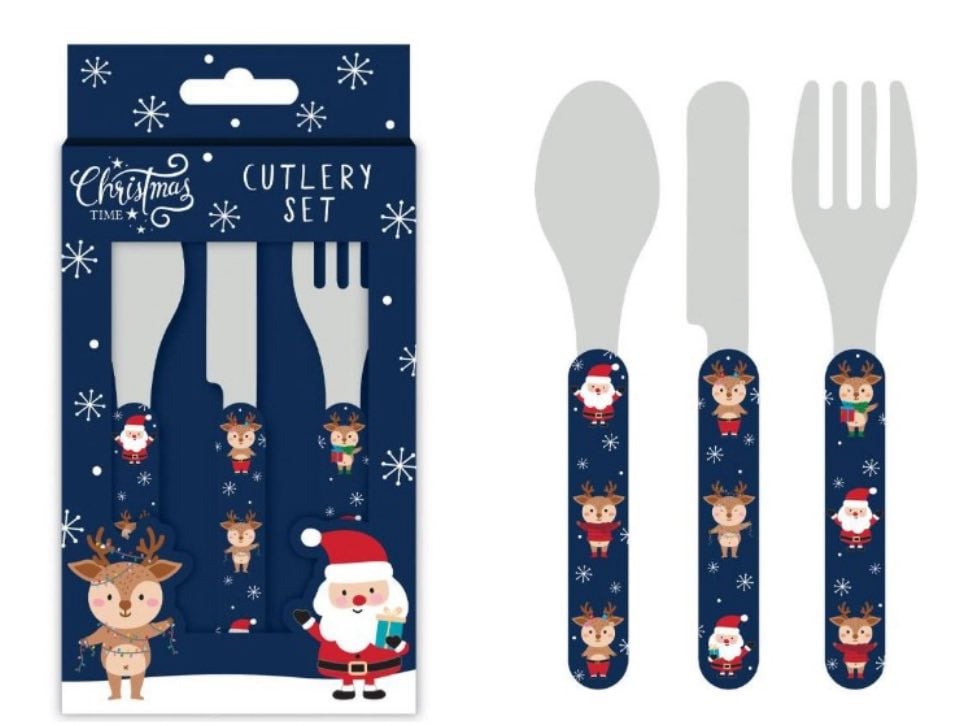 KIDS CHRISTMAS CUTLERY