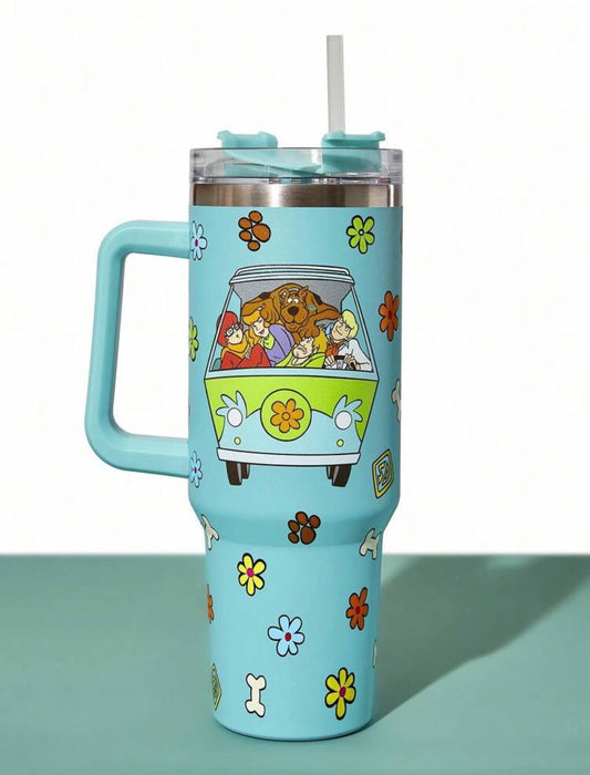 LARGE SCOOBY DOO DRINKING CUP WITH LID AND STRAW