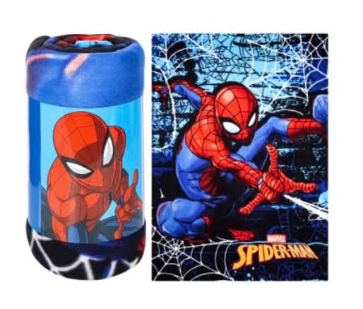 KIDS SPIDERMAN FLEECE BLANKET