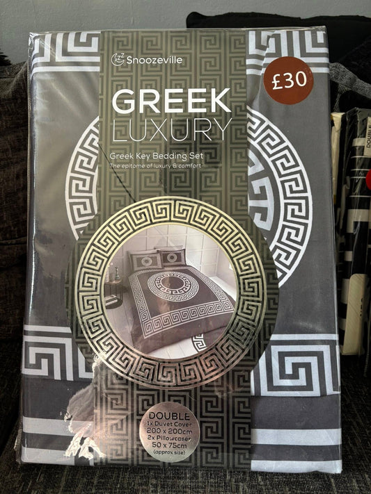 LUXURY GREEK BEDDING - DOUBLE