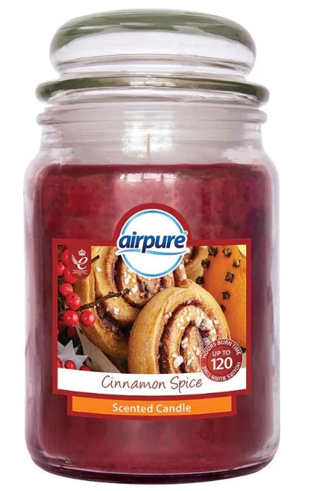 LARGE CINNAMON SPICE CANDLE JAR