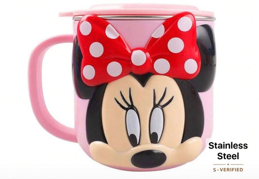 MINNIE MOUSE CUP WITH LID