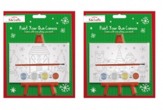 KIDS CHRISTMAS PAINT EASEL