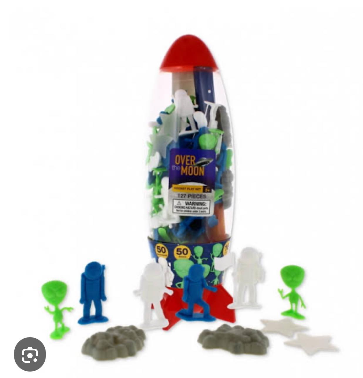KIDS ROCKET SHIP AND FIGURES