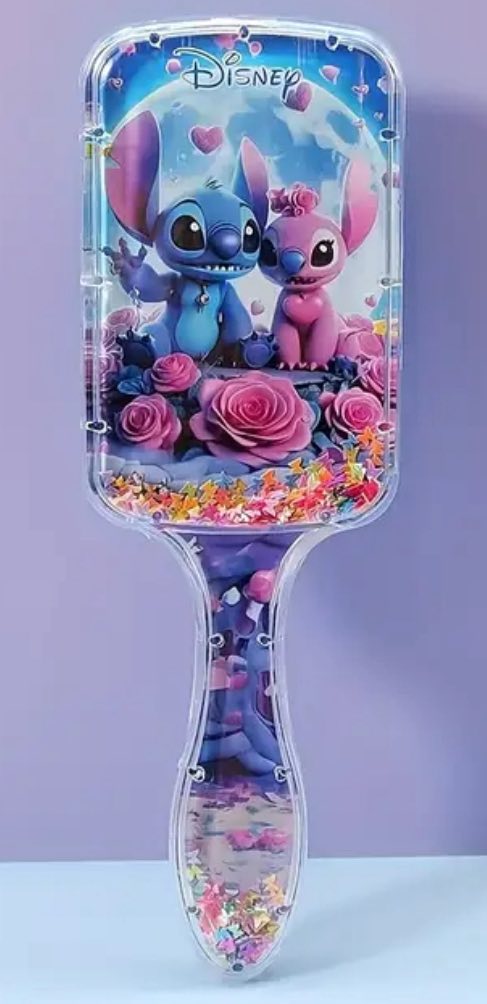 STITCH AND ANGEL HAIRBRUSH