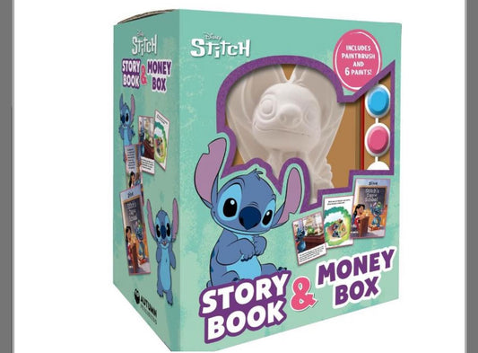 STITCH MONEY BANK & STORY BOX