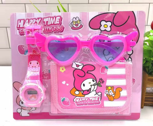 KIDS WATCH AND WALLET SET - MY MELODY